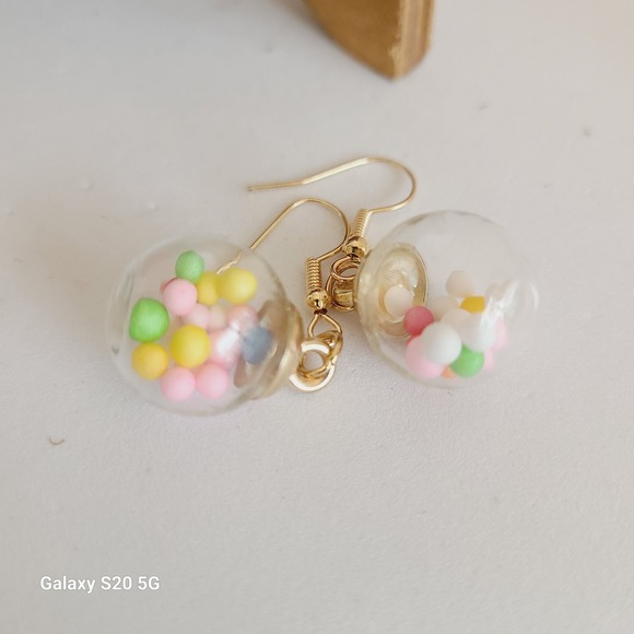 Gumball‎ Machine Dangle Earrings Fun Whimsical Quirky Trendy Women's NWOTJewelry - Picture 4 of 4